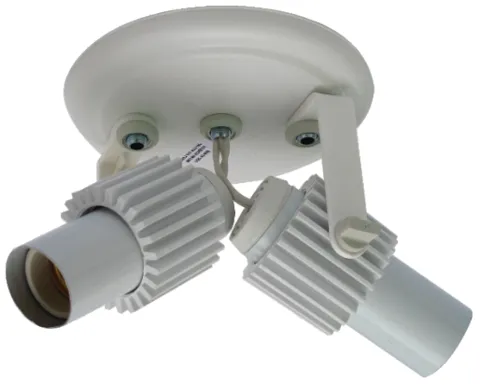 Spot com Aleta 2 Lâmpadas — Homelux