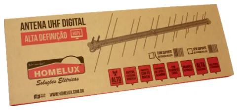 Antena UHF 28 Elementos — Homelux